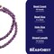 The Bead Chest 4mm Round Amethyst Beads Full Strand: Natural Purple Gemstones for Jewelry Making and DIY Crafts